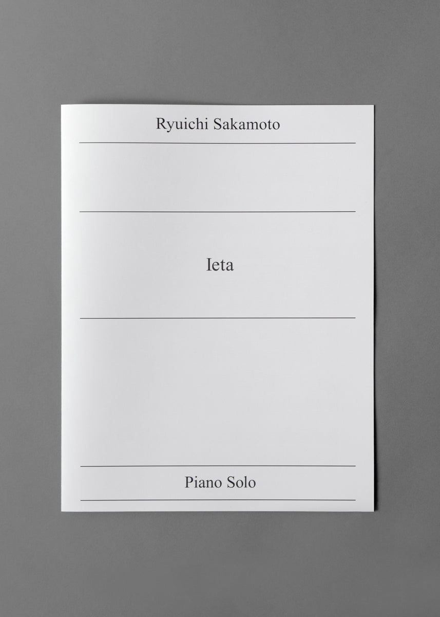 Ieta | ピアノソロ譜 | 坂本龍一オフィシャルスコアストア – Ryuichi 